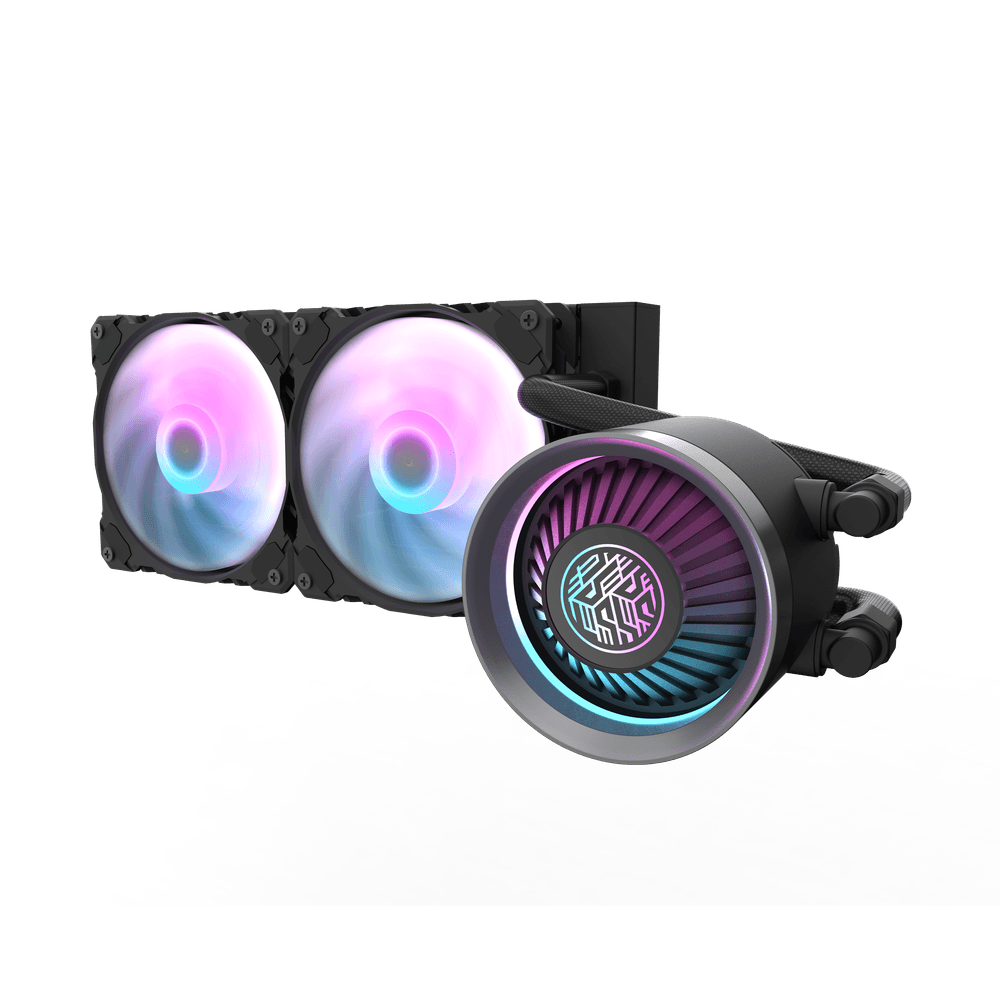 Darkflash DN240 Nebula 240mm AIO Liquid Cooler -  Black Darkflash DN240 Nebula 240mm AIO Liquid Cooler -  Black